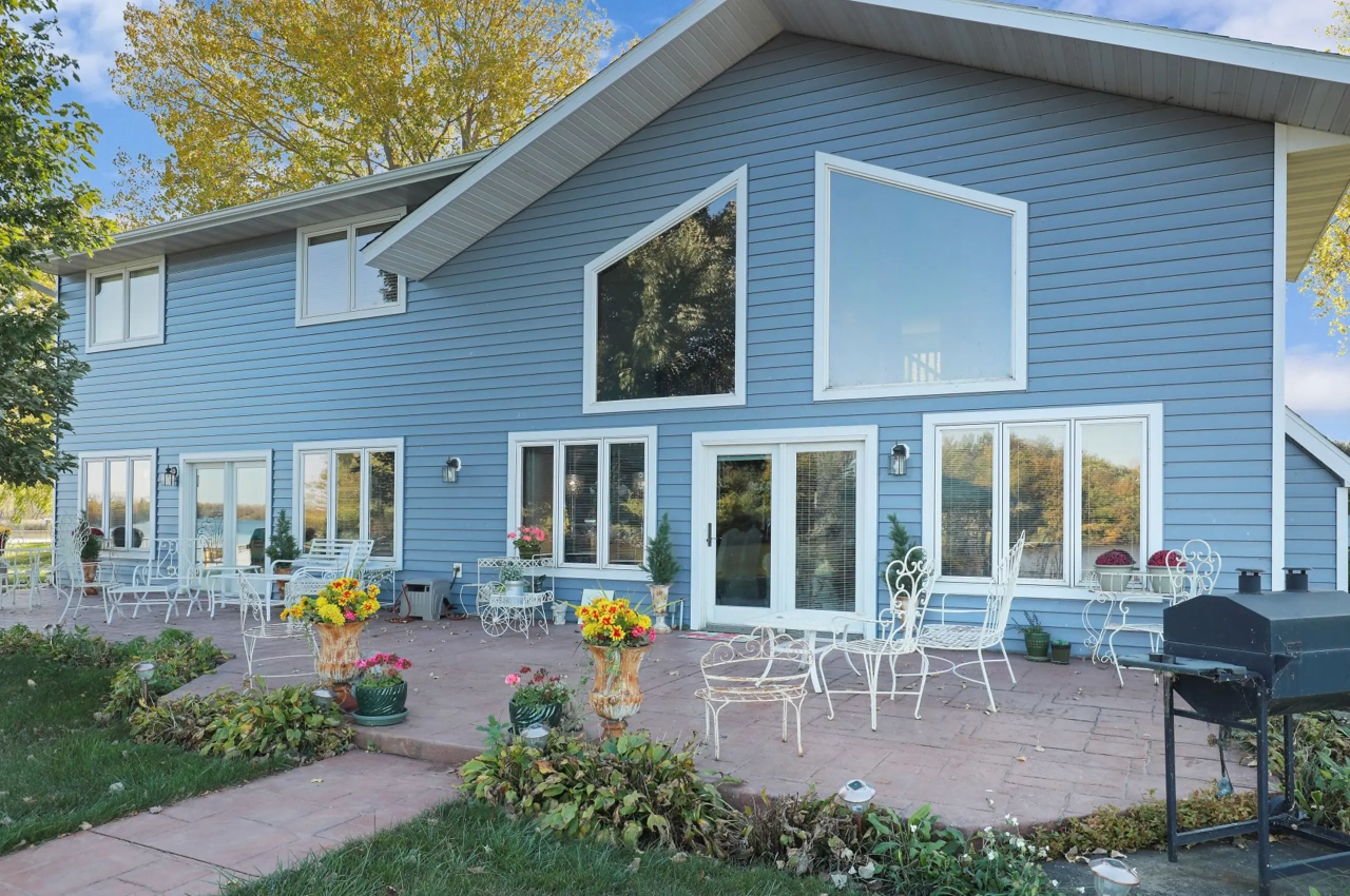 Back of house exterior with Klauer Steel Siding